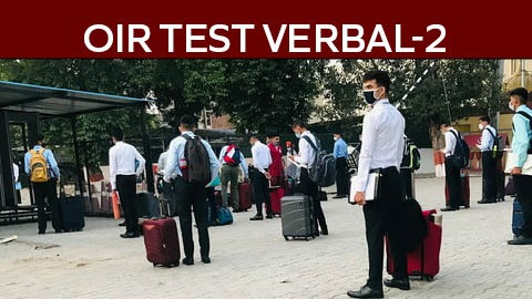 OIR Test - Verbal Reasoning - Part 2