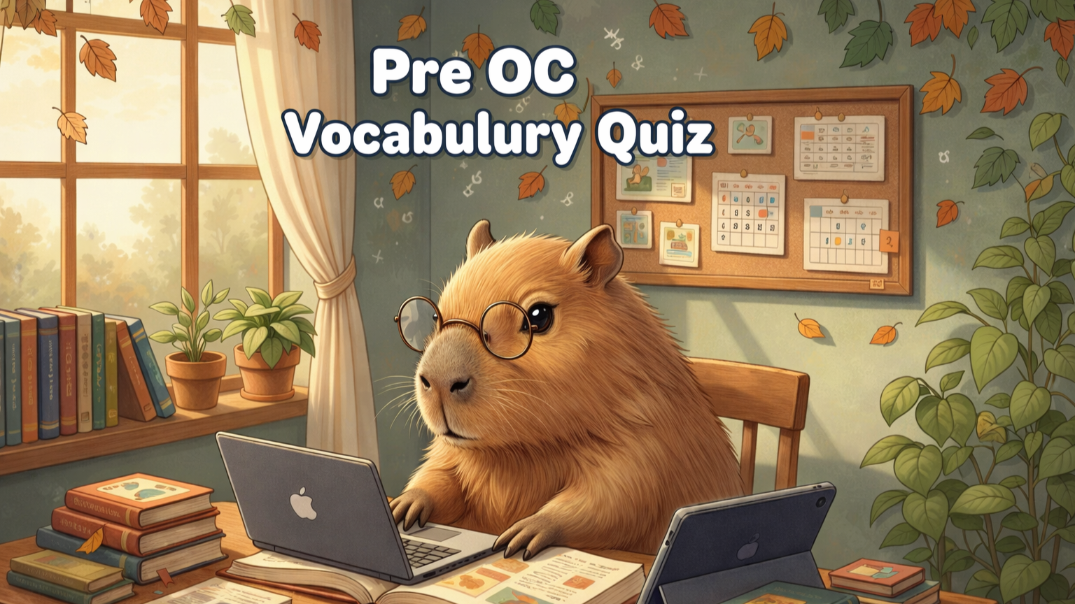 Pre OC Vocabulary Quiz