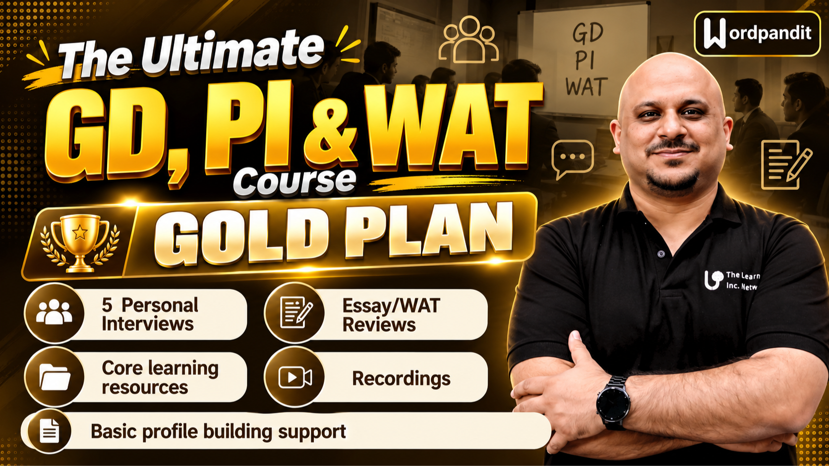 The Ultimate GD, PI, & WAT Course 26/27: Gold Plan