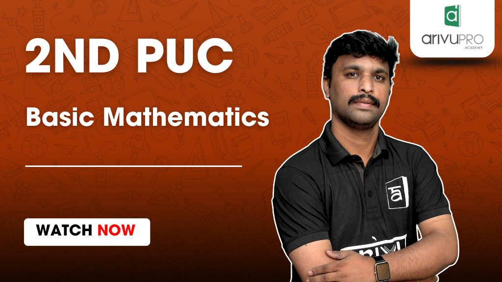 Puce Math 2nd PUC Basic Mathematics Free Class Videos