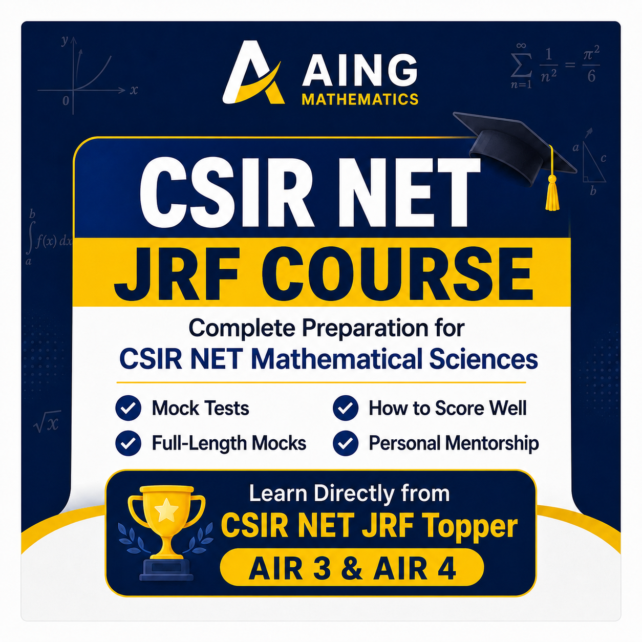 CSIR NET JRF Course