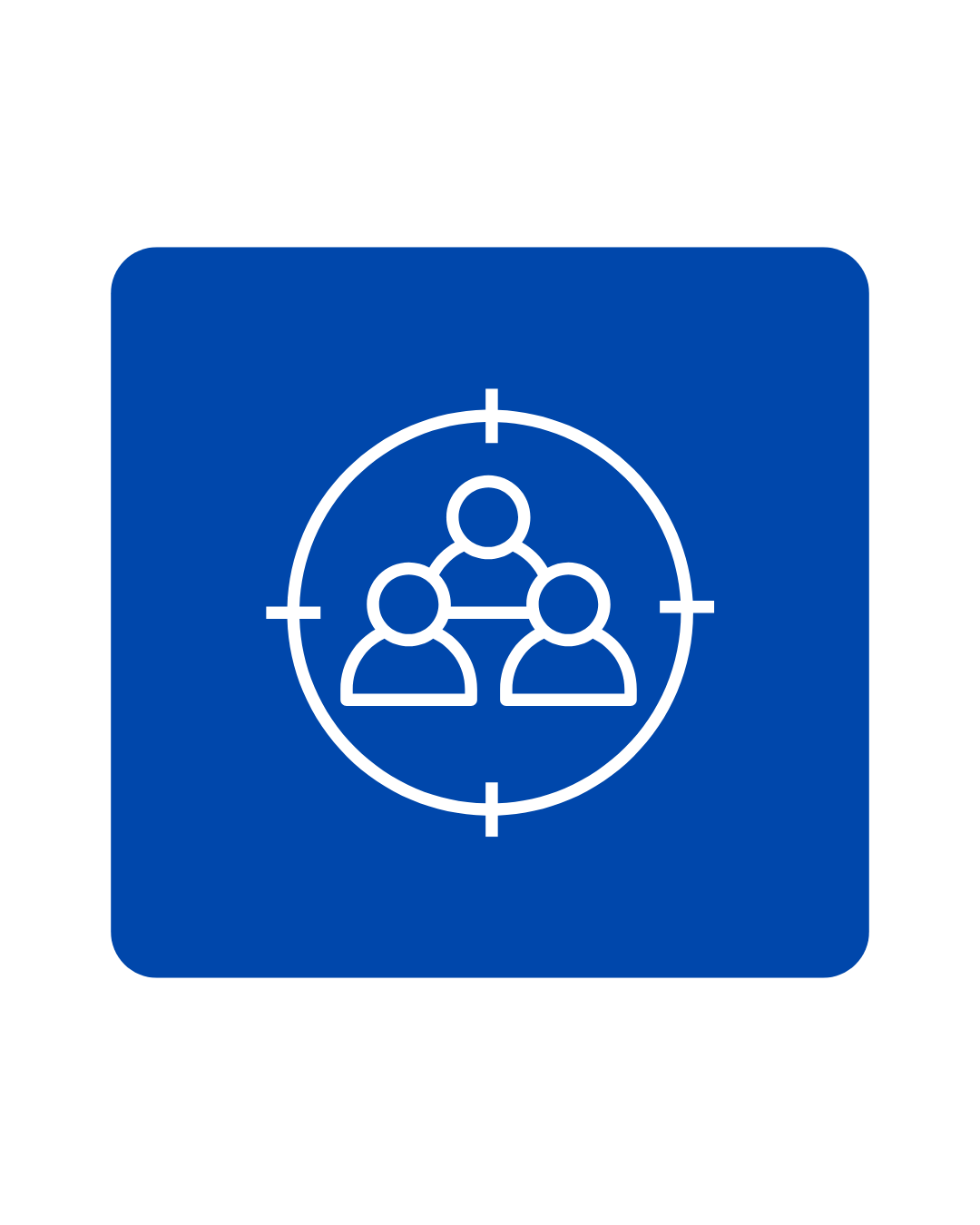 Audience magnifier icon