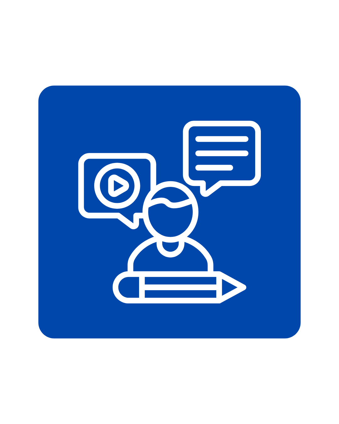 Creator-centric icon