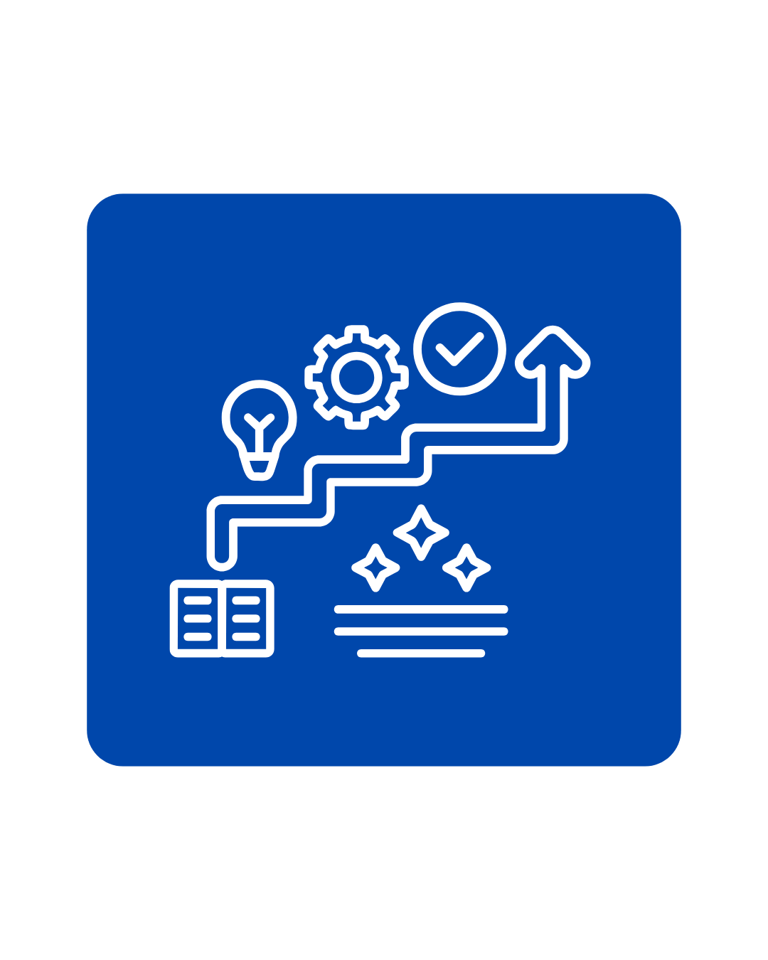 Data-backed learning icon